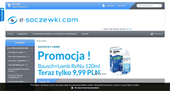 Desktop Screenshot of e-soczewki.com